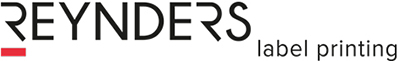 Het logo van Reynders Label Printing. 